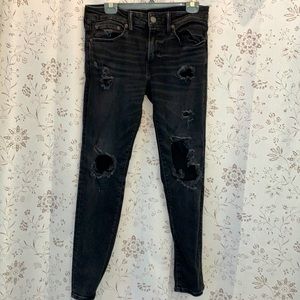 Men’s American Eagle Black Ripped Jeans Size 31x30